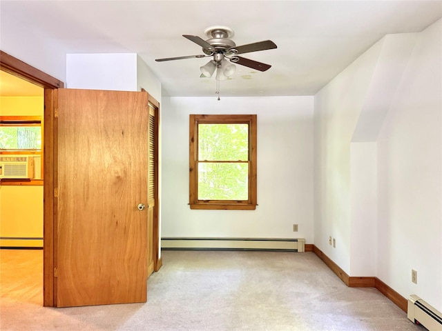 5 Will Palmer Rd, Catskill, NY 12414 - unfurnished bedroom with a baseboard heating unit, carpet floors, and a closet