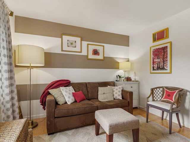 666 Pelham Rd Unit 3N, New Rochelle, NY 10805 - living area featuring wood finished floors