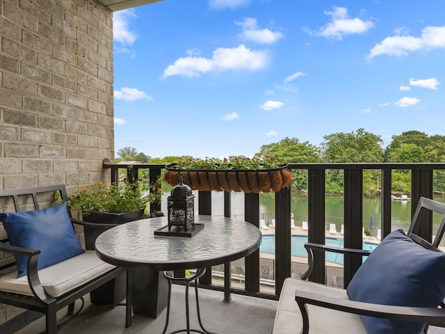 666 Pelham Rd Unit 3N, New Rochelle, NY 10805 - balcony featuring view of pool area
