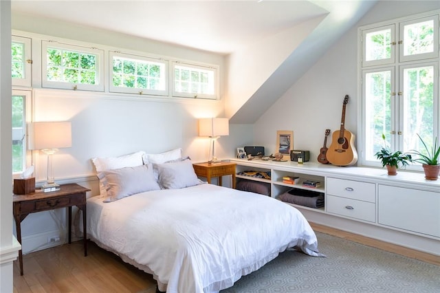 11 Lawrence Ln, Palisades, NY 10964 - bedroom featuring light wood-style floors and vaulted ceiling