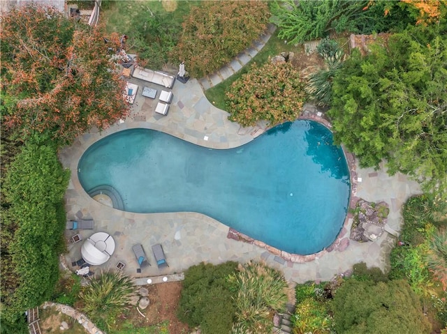 11 Lawrence Ln, Palisades, NY 10964 - aerial view of a pool