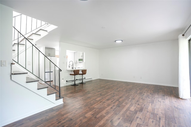 3103 Chelsea Cv S, Hopewell Junction, NY 12533 - unfurnished living room featuring stairs and wood finished floors