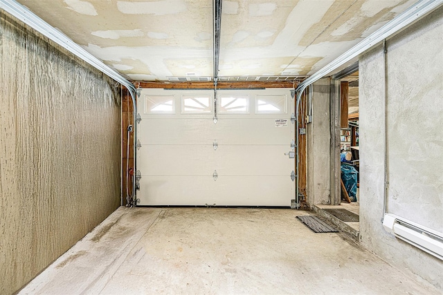 60-14 69th Pl, Maspeth, NY 11378 - garage with a baseboard heating unit