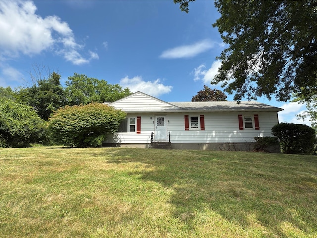 6 James Pl, Wappingers Falls, NY 12590 - ranch-style home featuring a front lawn