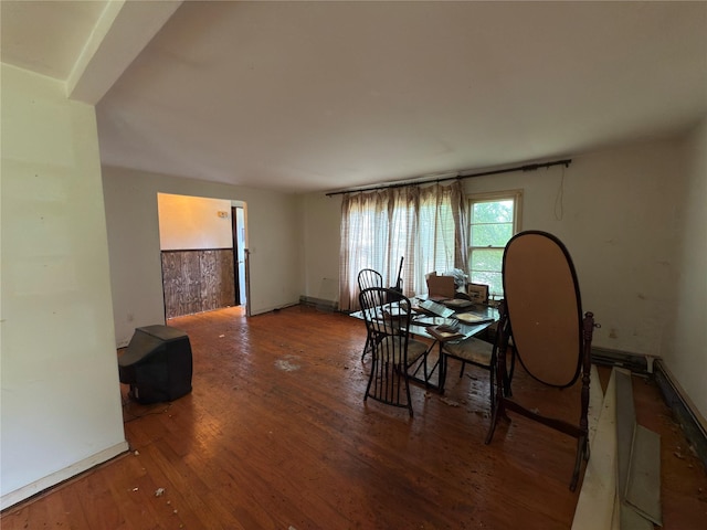 6 James Pl, Wappingers Falls, NY 12590 - dining room with hardwood / wood-style floors and baseboards