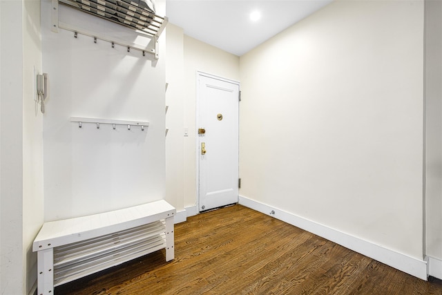 110-34 73rd Rd Unit 5A, Forest Hills, NY 11375 - mudroom featuring wood finished floors and baseboards