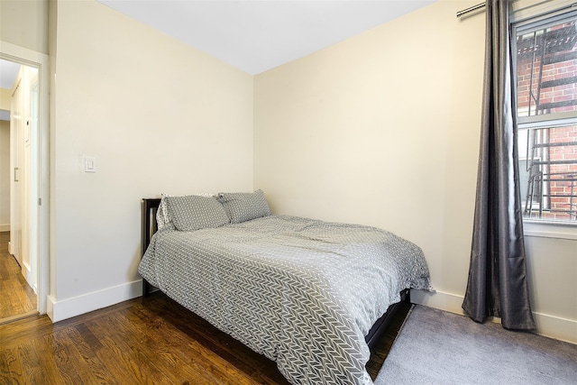 110-34 73rd Rd Unit 5A, Forest Hills, NY 11375 - bedroom with baseboards and wood finished floors