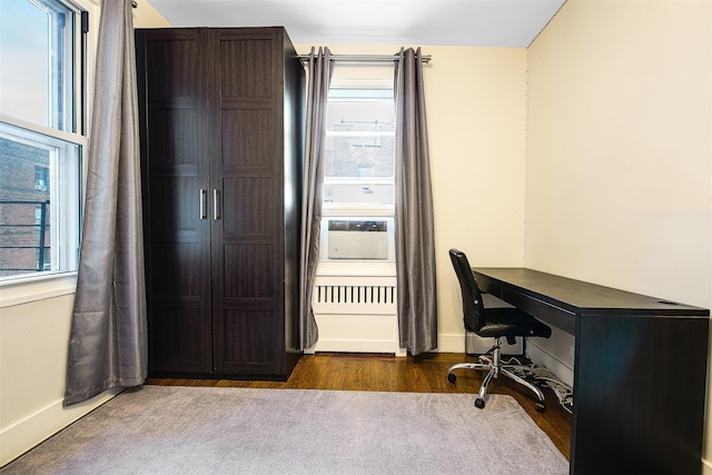 110-34 73rd Rd Unit 5A, Forest Hills, NY 11375 - office featuring dark wood-type flooring and baseboards