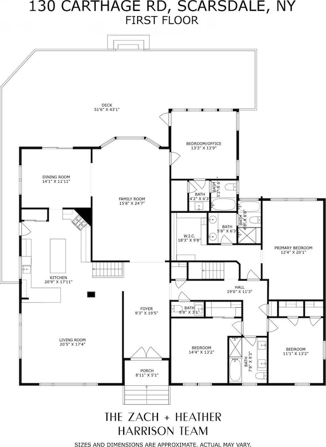 130 Carthage Rd, Scarsdale, NY 10583 - view of home floor plan