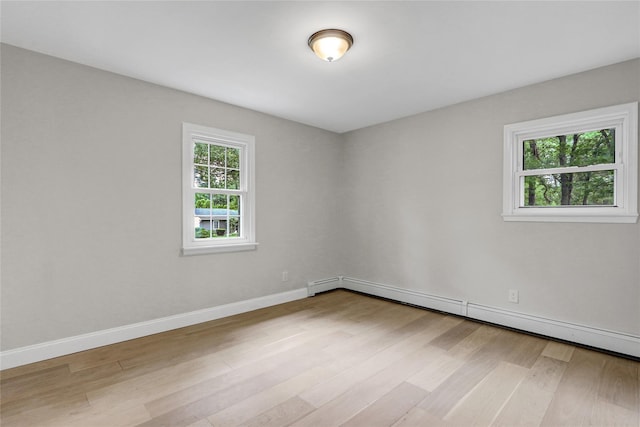 11 Henearly Dr, Miller Place, NY 11764 - unfurnished room with baseboard heating and wood finished floors
