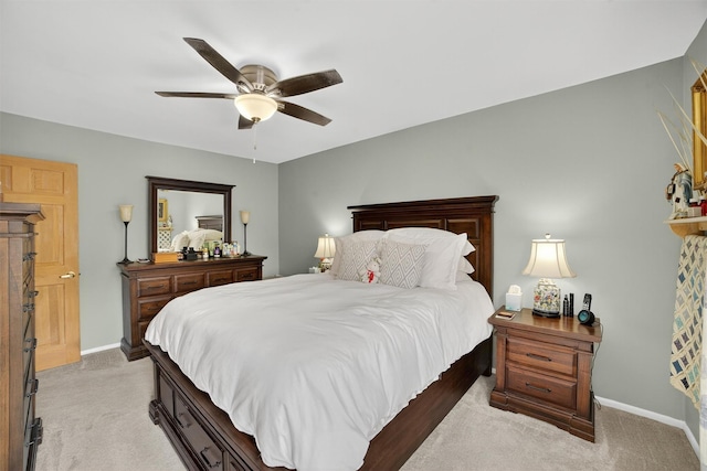 135 S Highland Ave Unit B5, Ossining, NY 10562 - bedroom with light colored carpet and ceiling fan