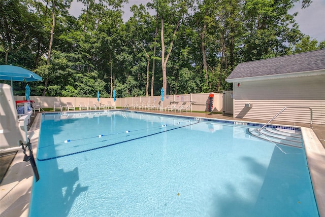 135 S Highland Ave Unit B5, Ossining, NY 10562 - community pool featuring view of wooded area