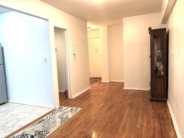 41-31 51st St Unit 6M, Woodside, NY 11377 - hall with wood finished floors and baseboards
