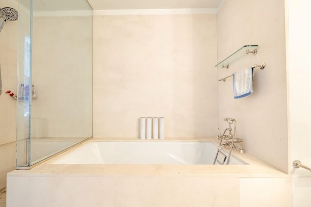 55 Wall St Unit 610, New York Manhattan, NY 10005 - full bathroom featuring a garden tub