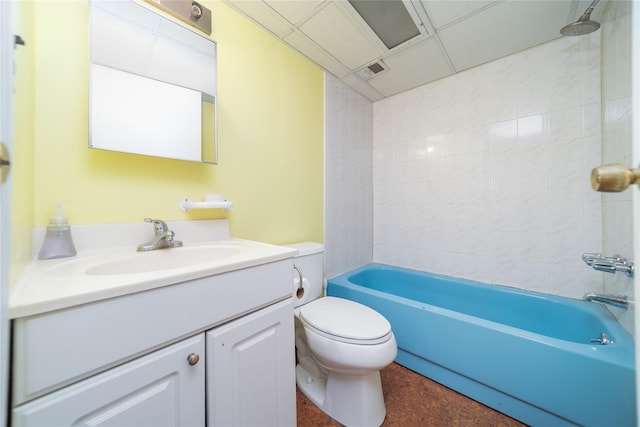 58-44 219th St, Bayside, NY 11364 - bathroom with vanity and shower / tub combination