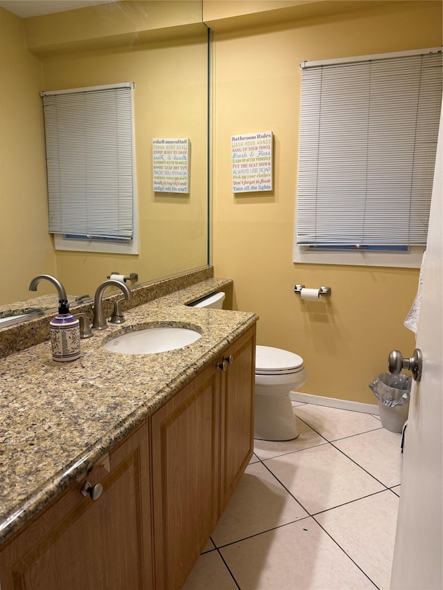 8 Lisa Dr, Dix Hills, NY 11746 - bathroom with vanity and tile patterned flooring