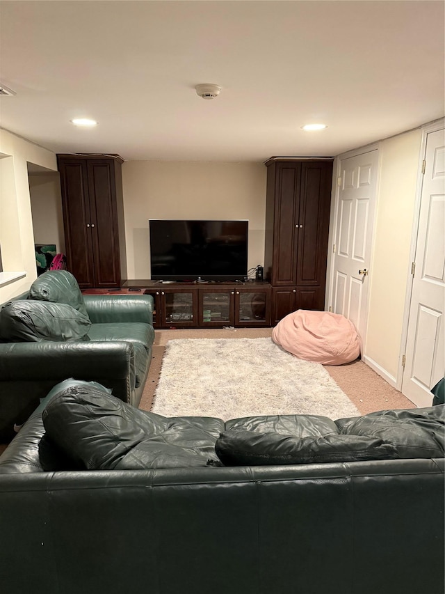 8 Lisa Dr, Dix Hills, NY 11746 - living room featuring recessed lighting and carpet flooring