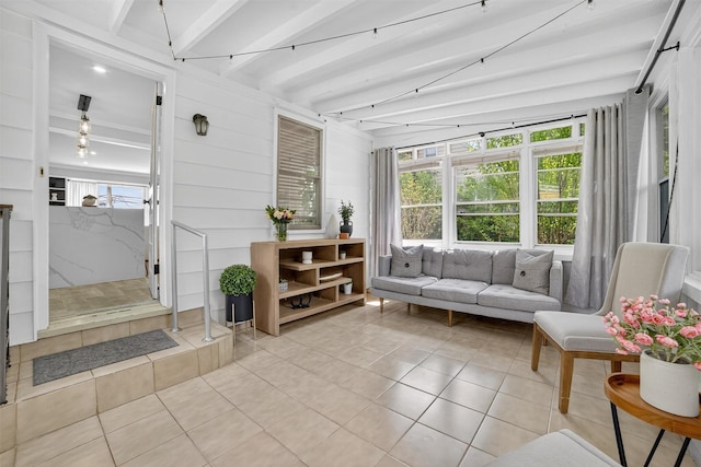 130 Cresthill Rd, Yonkers, NY 10710 - sunroom with beam ceiling