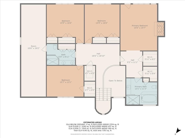 2000 Lake End Rd, Merrick, NY 11566 - view of room layout