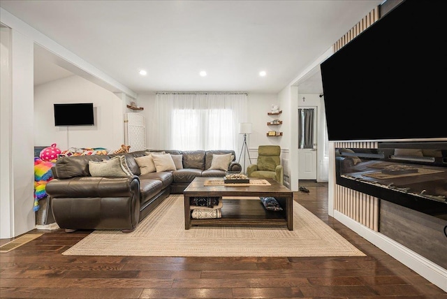 1098 Rte 311, Patterson, NY 12563 - living room with wood finished floors and recessed lighting