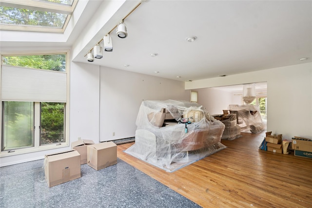 35 Stratford Ave, Dix Hills, NY 11746 - bedroom with a skylight and wood finished floors