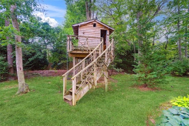 35 Stratford Ave, Dix Hills, NY 11746 - view of outdoor structure featuring stairway