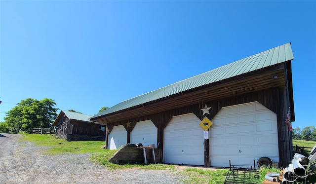 282 W Shore Rd, Swan Lake, NY 12783 - view of detached garage