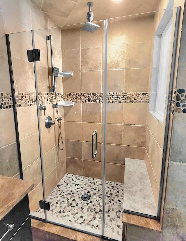 75 W Shore Rd Unit 4, Port Washington, NY 11050 - bathroom with a stall shower and vanity