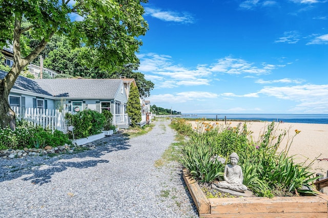 75 W Shore Rd Unit 4, Port Washington, NY 11050 - view of yard featuring view of water and beach