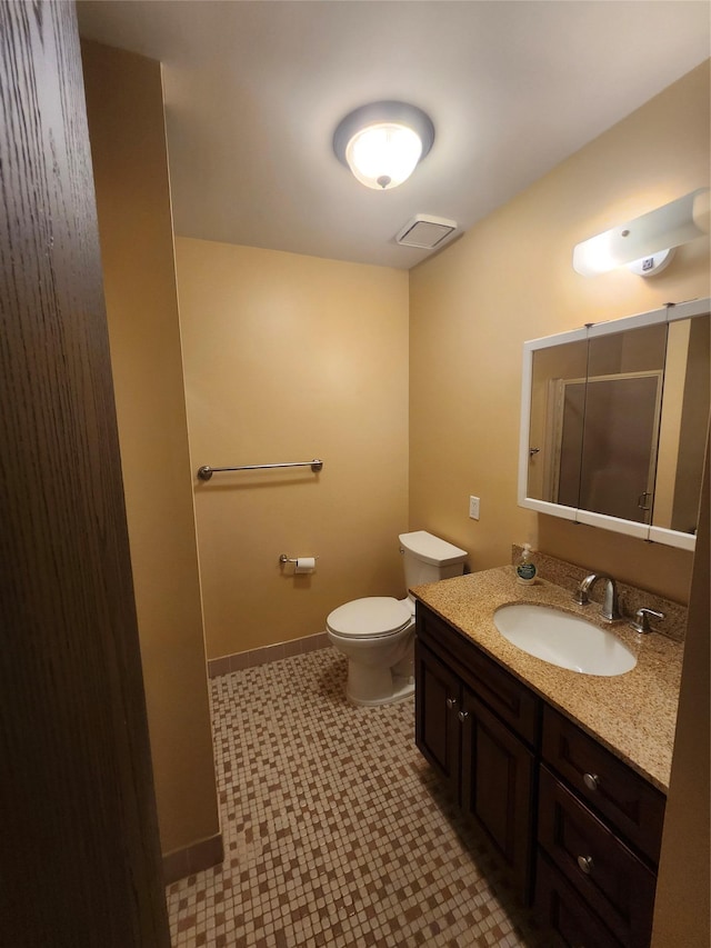 108 Village Rd Unit B, Jefferson Valley, NY 10598 - bathroom with tile patterned floors and vanity