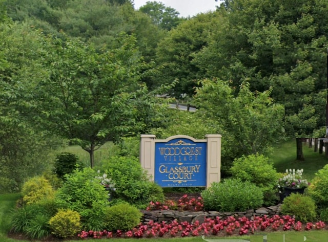 200 Woodcrest Ln Unit 222, Mount Kisco, NY 10549 - view of property's community with a wooded view