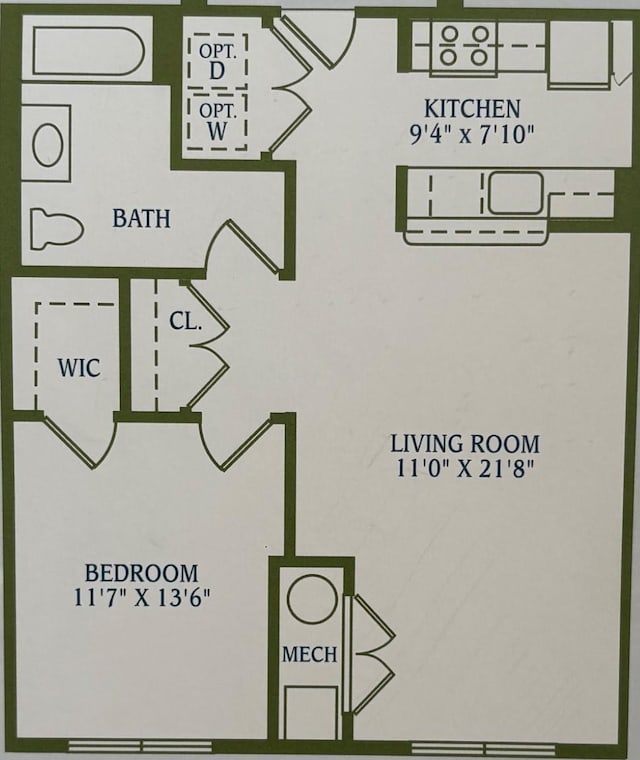 200 Woodcrest Ln Unit 222, Mount Kisco, NY 10549 - view of property floor plan