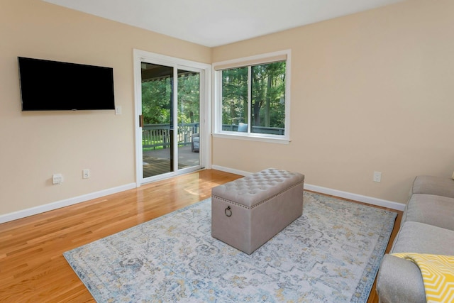 623 Heritage Hls Unit B, Somers, NY 10589 - living room with wood finished floors and baseboards