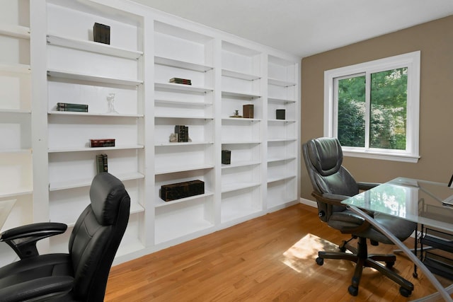 623 Heritage Hls Unit B, Somers, NY 10589 - office area featuring wood finished floors