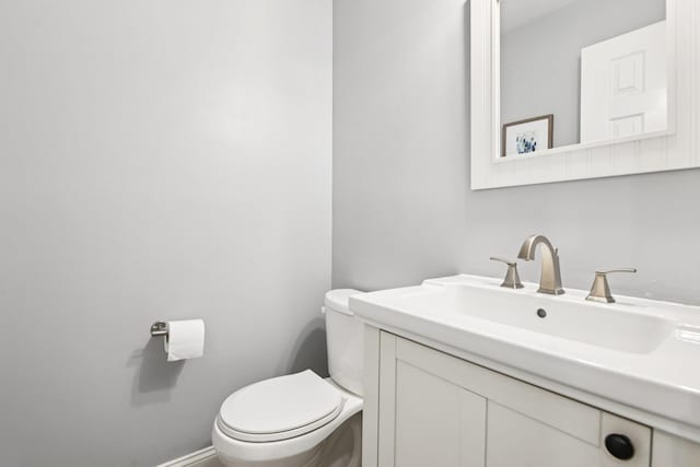5 Aspen Cir, Saint James, NY 11780 - half bathroom with toilet and vanity