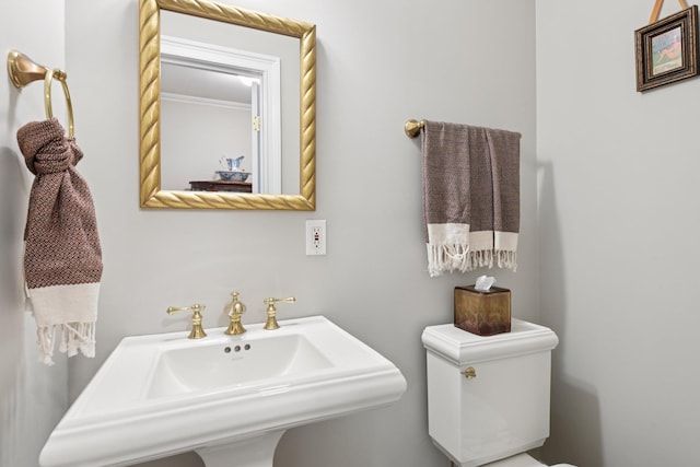23 Alpine Way S, Huntington, NY 11746 - bathroom featuring toilet and a sink