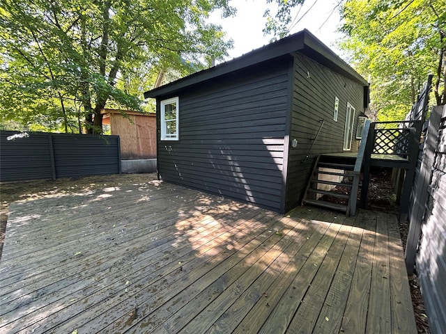 36 River St, Livingston Manor, NY 12758 - deck with stairway