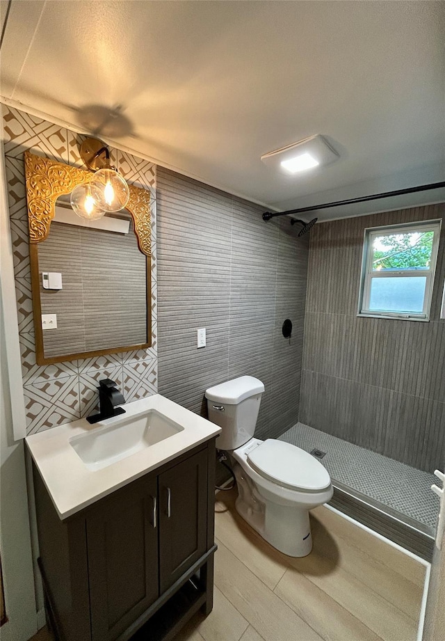 36 River St, Livingston Manor, NY 12758 - full bathroom with a stall shower, vanity, and tile patterned floors