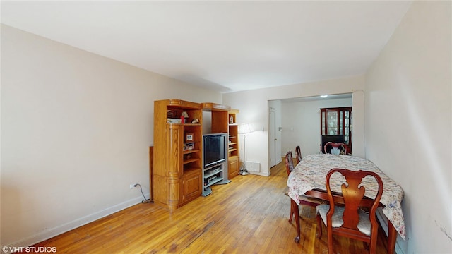 2190 Brigham St Unit 4B, Brooklyn, NY 11229 - dining space featuring light wood finished floors and baseboards