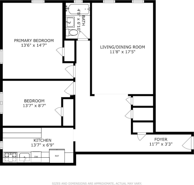 2190 Brigham St Unit 4B, Brooklyn, NY 11229 - view of floor plan / room layout