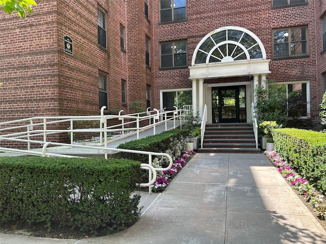 2190 Brigham St Unit 4B, Brooklyn, NY 11229 - doorway to property featuring brick siding