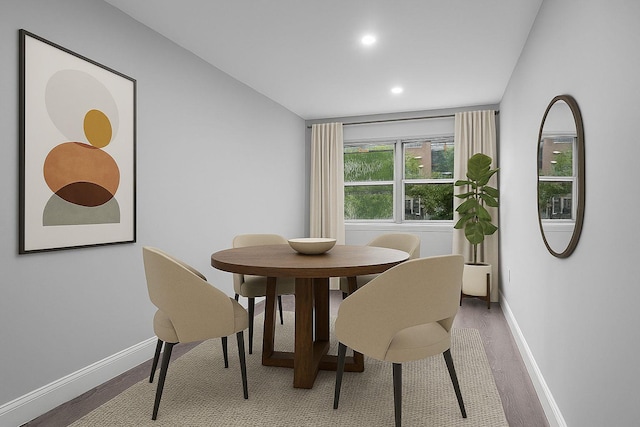 3604 Willett Ave, Bronx, NY 10467 - dining space featuring wood finished floors and recessed lighting