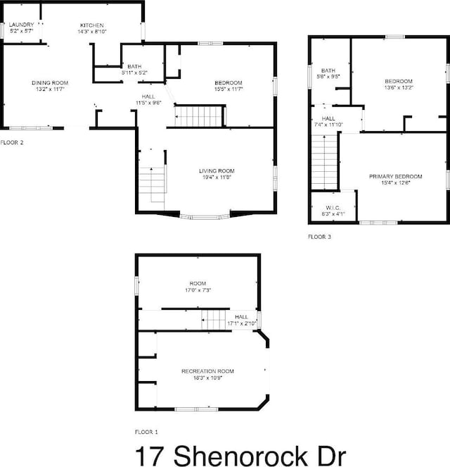 17 Shenorock Dr, Yorktown Heights, NY 10598 - view of floor plan / room layout
