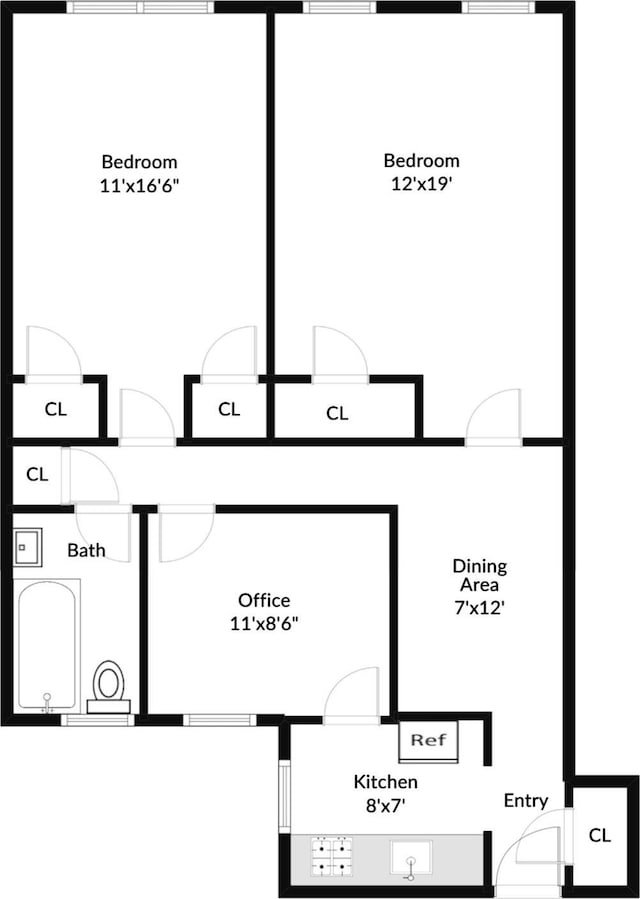 2962 Decatur Ave Unit 1C, Bronx, NY 10458 - view of home floor plan