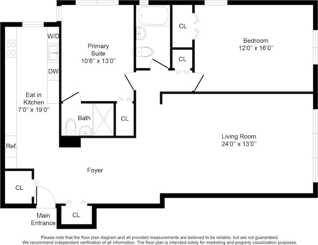 620 W 239th St Unit 2C, Bronx, NY 10463 - view of property floor plan