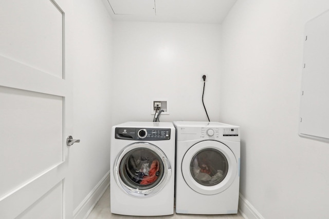720 Davenport Ave Unit 3, New Rochelle, NY 10805 - laundry room with separate washer and dryer and attic access