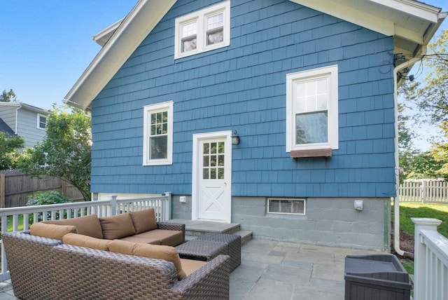 400 Saw Mill River Rd, Millwood, NY 10546 - rear view of property featuring an outdoor living space and a patio area