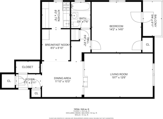 30 Clinton Pl Unit 2F, New Rochelle, NY 10801 - view of property floor plan