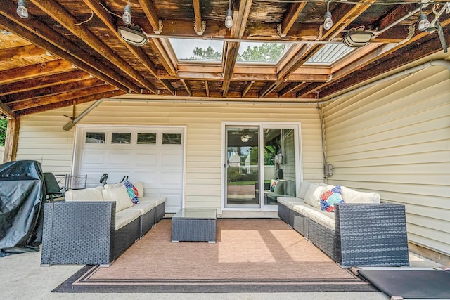 19 Buttercup Ln, Levittown, NY 11756 - view of patio / terrace featuring an outdoor hangout area