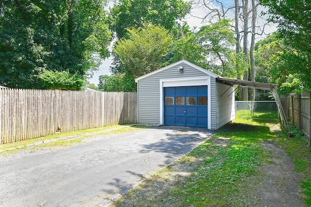 15 5th Ave, Kings Park, NY 11754 - garage with a detached garage and driveway